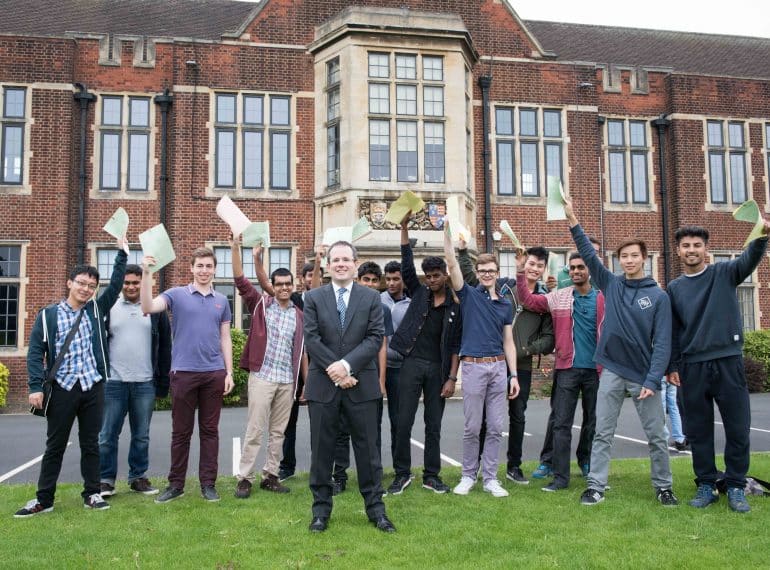 “Superb” A-level results a testament to pupils’ character