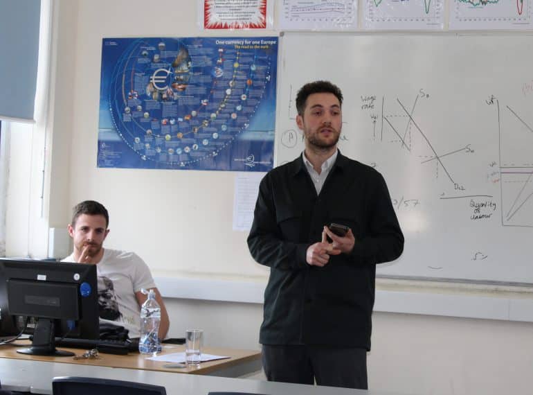 “You have to do what you love”: old boys’ visit inspires