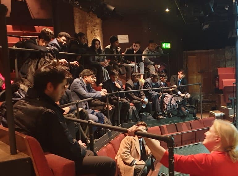 Powerful professional performance helps boys prepare for QE’s own production