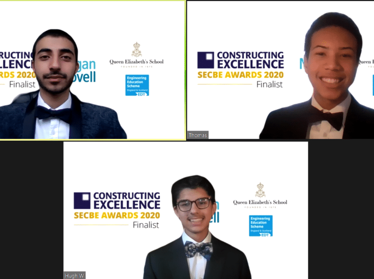Doing the double! Sixth-Form engineers take two major construction industry awards